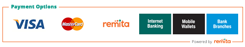 Pay via VISA | MasterCard | Remita | VoguePay | Internet Banking | Direct Deposit